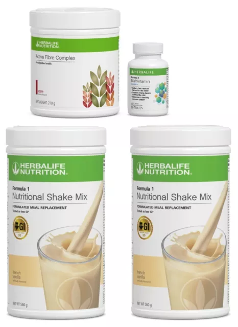 HERBALIFE Meal replacement ShakeX2,Active fiber and Multivitamin. SHAPE UP FAST!