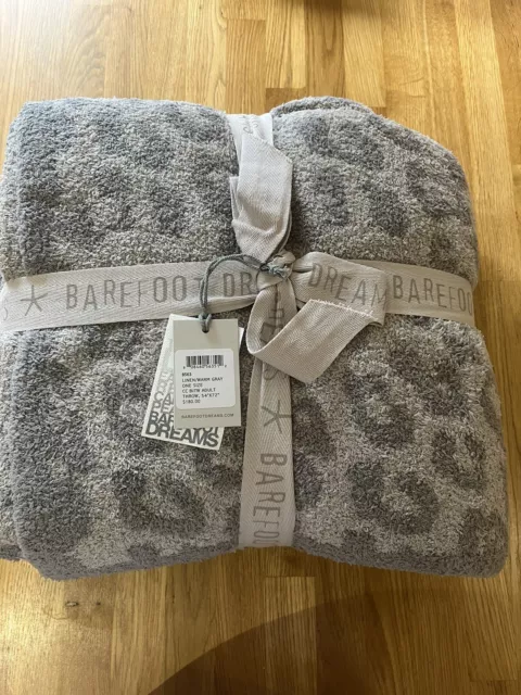 Barefoot Dreams CozyChic® Barefoot in the Wild® Throw- Linen/Warm