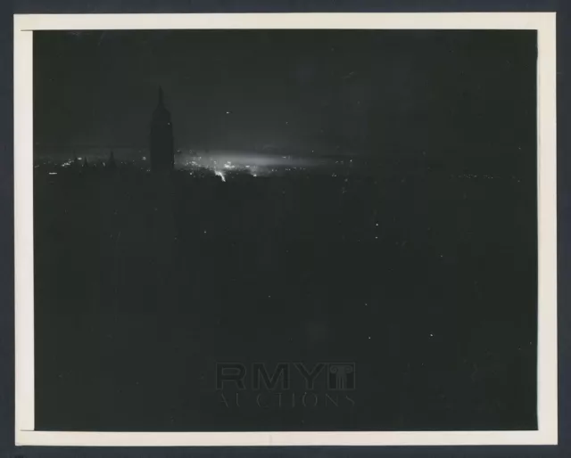 1942 New York City, "Manhattan Blackout During WWII" Artistic Photo