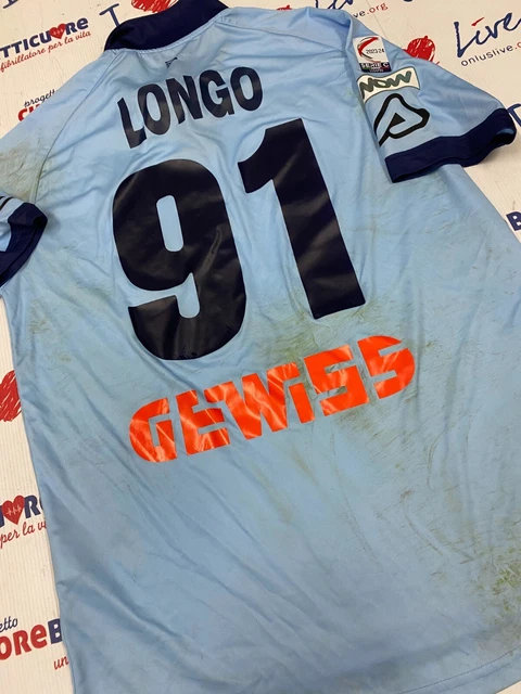 Maillot Lazio Nuno Tavares Porté Match Vs Lecce 2024/25 Non Lavé Avec COA