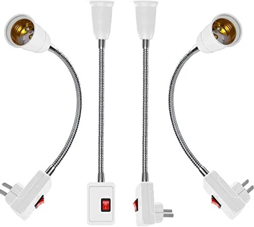 Plug In Light Socket Adapter4pack Extension Light Socket Converter Plug Lamp Soc