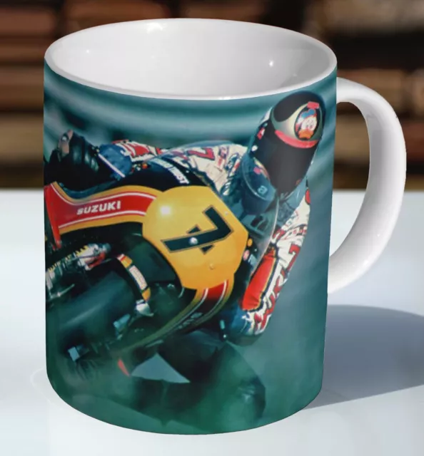 Barry Sheene Motogp Superbike Legend TASSE 7 Farben Keramik Kaffeebecher - Tasse