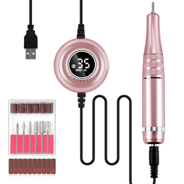 Nagelfräser Set Elektrisch Nagelstudio Maniküre Pediküre Diamantfräser