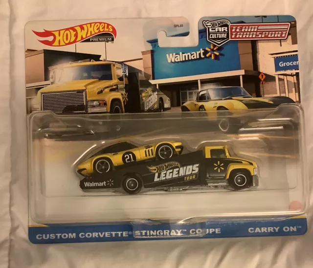 HOT WHEELS LEGENDS Tour Team Transport Walmart Custom Corvette Stingray
