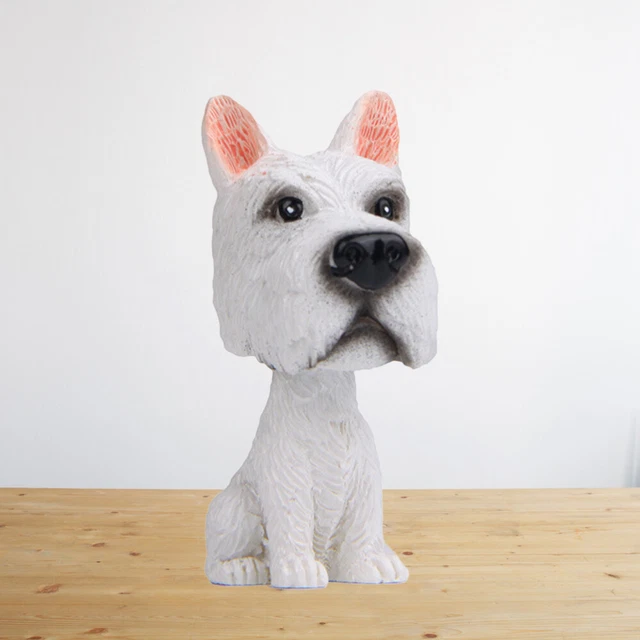 Ornamenti Auto Resina Accessori Interni Noding Schnauzer Cane Bellissimo Cucciolo
