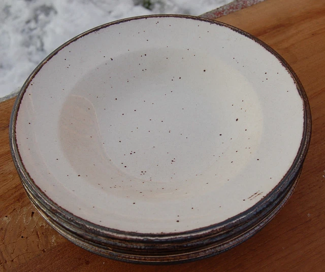 Lot De 3 Coupelles / Assiettes Creuses Vintage Johson Brothers - Motif Multicolore En Porcelaine