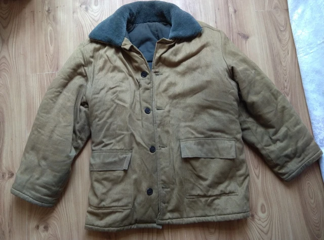 RARE VINTAGE OLD Soviet Army USSR Soviet Uniform winter Jacket Military