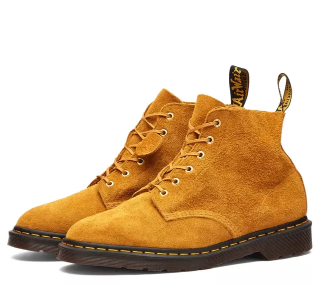 DR. MARTENS 101 Desert Oasis Suede Tan Anchor Boots Mens Ankle Boots ...