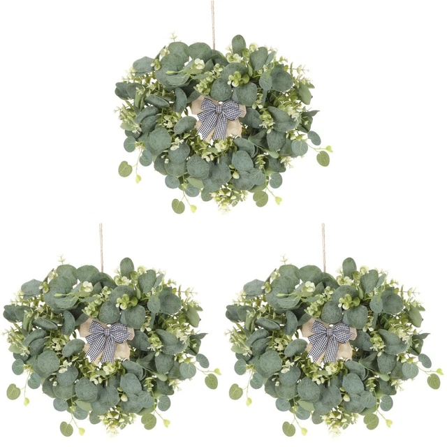 3x Unique Decorative Widely- Simulation Wreath Decor for Home Decor