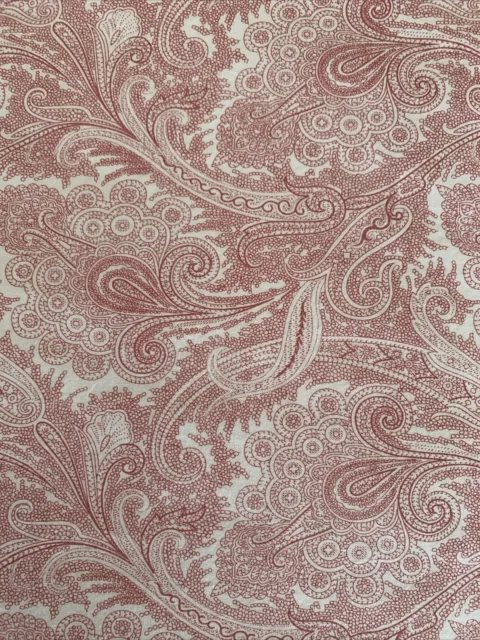 Lauren Ralph Lauren Coral White Paisley Standard Pillowcase Pair Cottage Floral