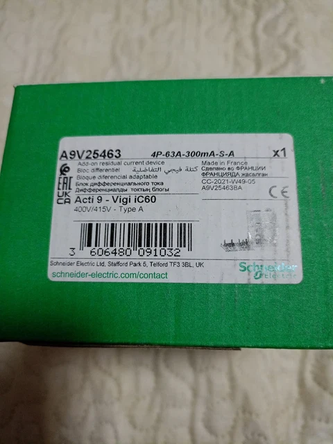 VIGI IC60 2P 63A 30MA - ELECTRIC CENTER : Distributeur De Matériel - 5