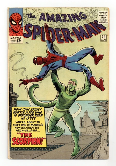 Amazing Spider-Man #20 GD+ 2.5 1965 1st app. Scorpion