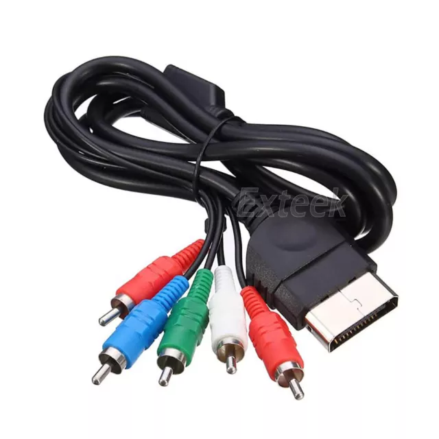 1080p Component HD TV RCA AV Video Cable HDTV for Original Xbox Console 2