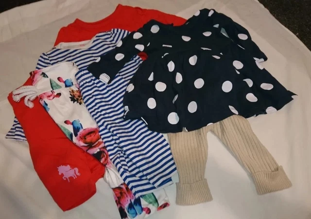 Pacchetto di abbigliamento grande per bambine 0-3 mesi - 7 articoli
