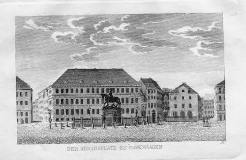 1840 - Kopenhagen Norwegen Norway Stahlstich