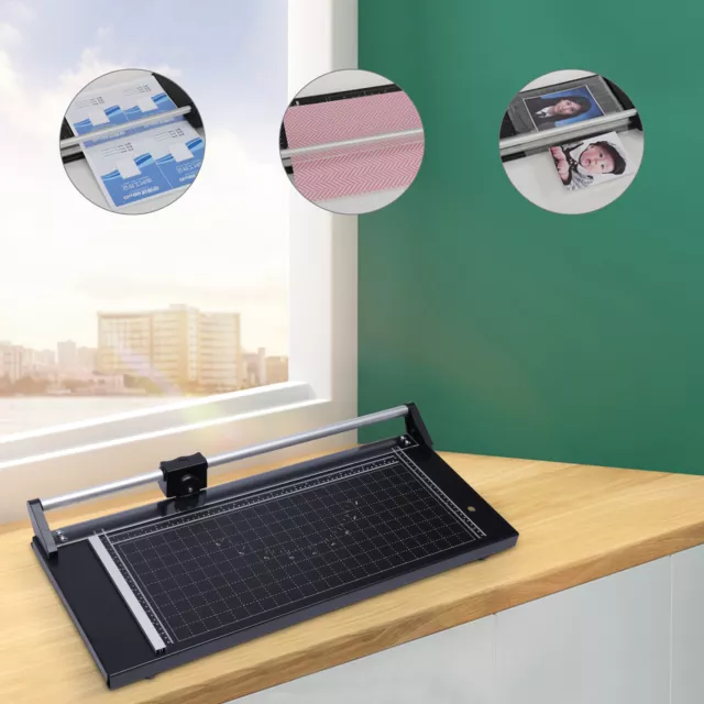 24 Inch Rolling Cutter Manual Precision Rotary Paper Trimmer Sharp Photo Cutter