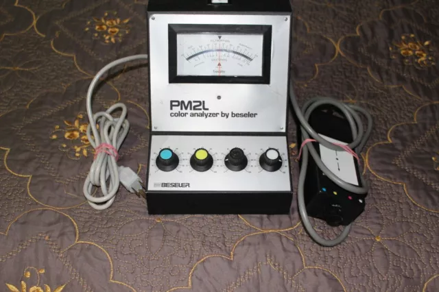 Analizador De Color Beseler Pm2A De Colección Para Impresión En Color Cuarto Oscuro No Probado