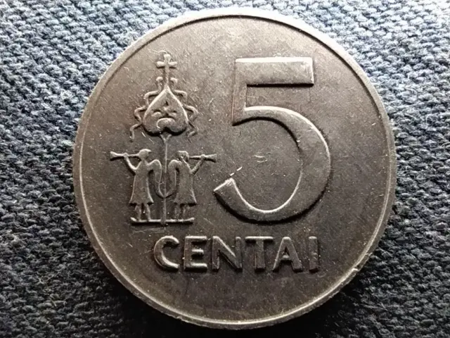 Lithuania 5 Centai Coin 1991 UNC