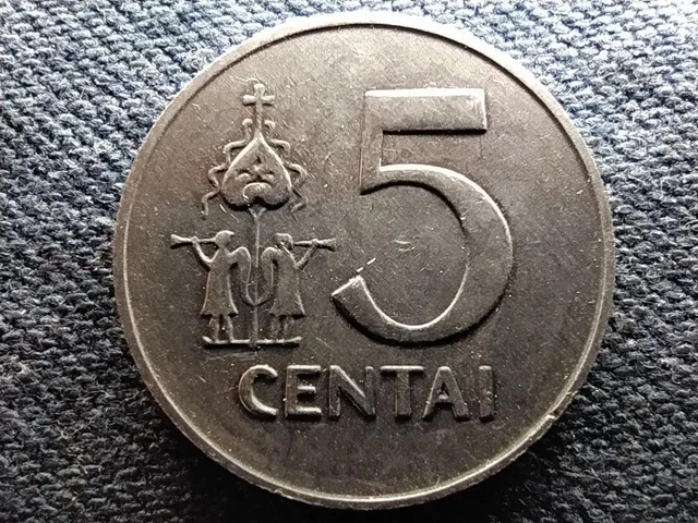 Lithuania 5 Centai Coin 1991 UNC