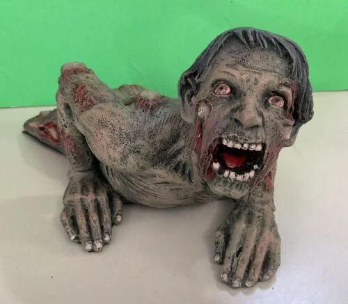 Pacific Trading Painted Crawling Resin Zombie Craft Halloween Decor Horror Prop