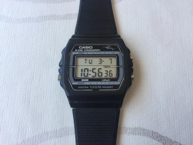 RELOJ VINTAGE CASIO Marlin W-721 Modulo 549 Japan T 80'S Rare Casio Marlin  EUR 100,00 - PicClick ES