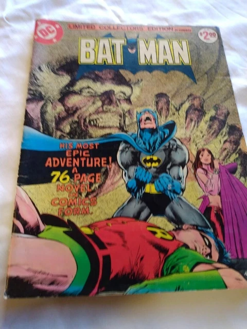 Limited Collectors' Edition Batman DC 1975 Oversize Comic Neal Adams Art