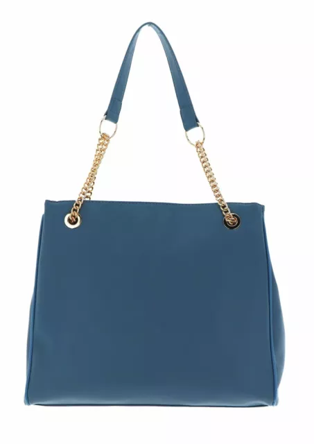 VALENTINO Moss Tote Schultertasche Tasche Avion Blau Neu 3