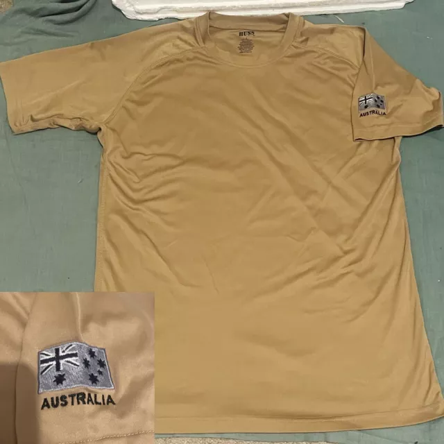 Australian Army Undershirt Dry Shirt Mens ARMY ISSUED HUSS - SIZE LARGE - EUC