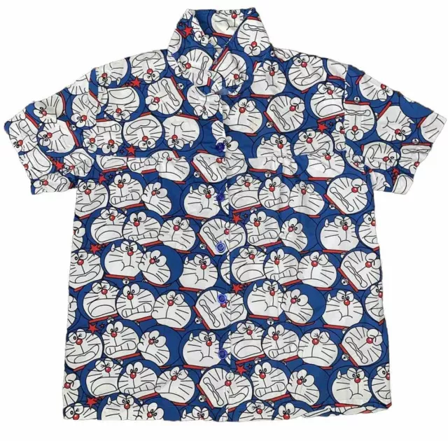 Doraemon Officially Licensed Button Up Dress Shirt Size XL