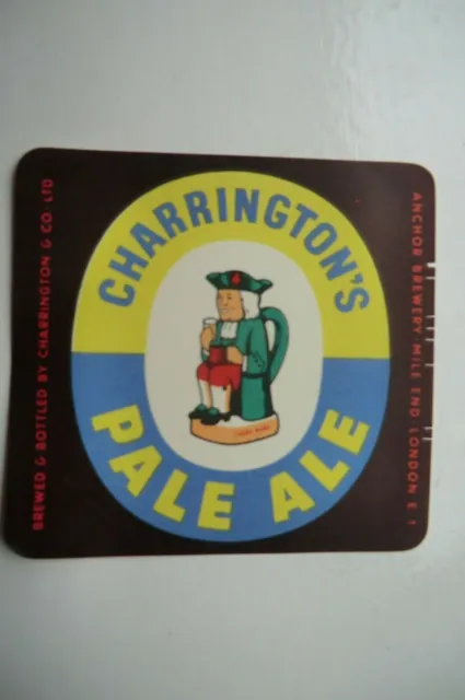 Mint Charrington Mile End London Pale Ale  Brewery Bottle Label