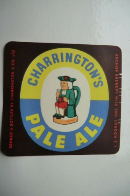 Neuwertig Charrington Mile End London Pale Ale Brauerei Flaschenetikett