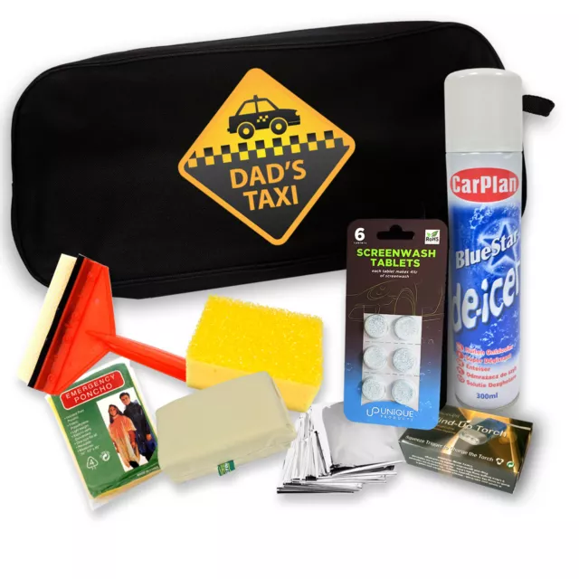 Dads Taxi Christmas Car Winter Kit Gift Set - Best Gifts For Dad - Popular Gifts