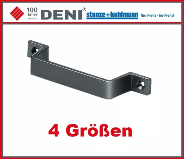 DENI Aufschraub Handgriff  Aluminium F2 silber 110, 150, 170 + 200mm lang