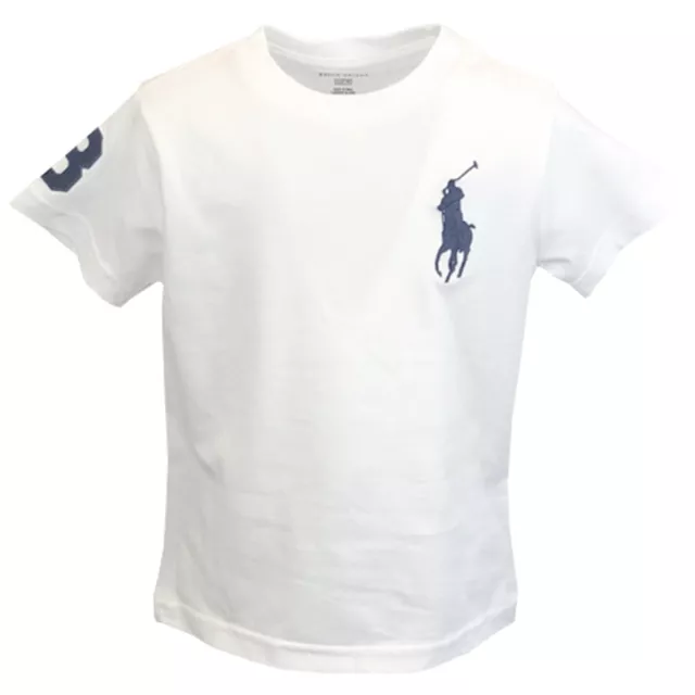 Boys Ralph Lauren big Horse cotton round neck T-shirts various colours age 2-20