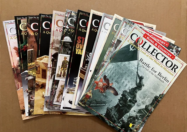 King And Country Collector Magazine Issues No. 10, 18-26, 29