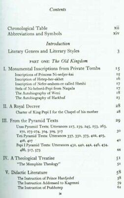 Ancient Egypt Literature I Old + Middle Kingdom Hymns Songs Coffin Texts Letters 3