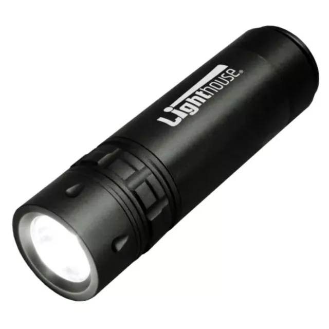 Rechargeable LED Pocket Torch Flashlight from Lighthouse 120 Lumens - USB Charge