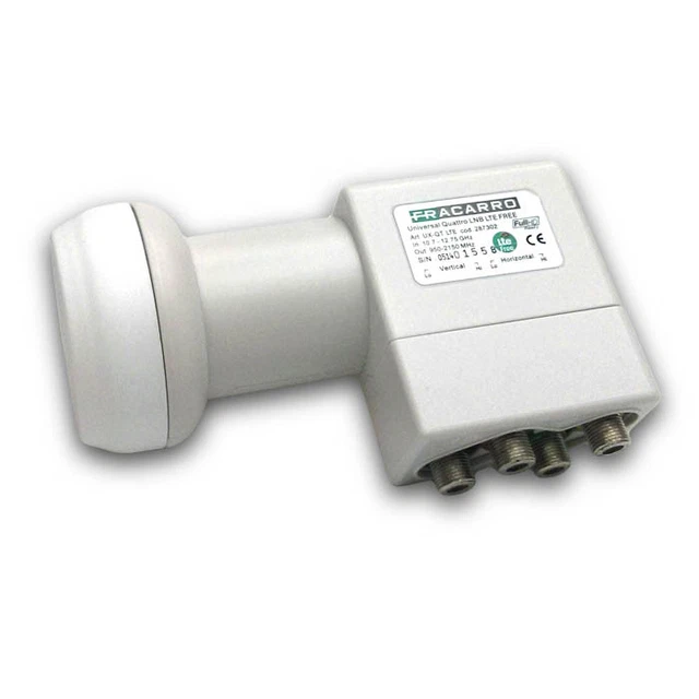 TELE System LNB Quatro 4-Ausgang - Satellitenkonverter Mit LTE Filter