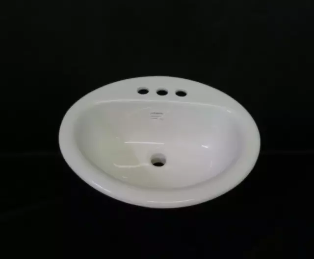 Mansfield White Drop In Sink No. 251 19"x16"