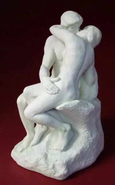 Skulptur - Der Kuss - Nach Auguste Rodin, 26Cm #07