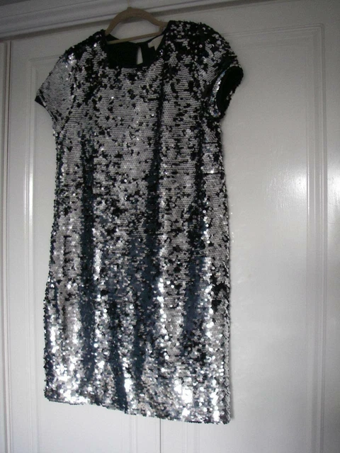 PRIMARK PREMIUM GIRLS Silver Black Sequin Dress 14-15 Years 4.95 - PicClick UK PRIMARK PREMIUM GIRLS Silver Black Sequin Dress 14-15 Years 4.95 - PicClick UK