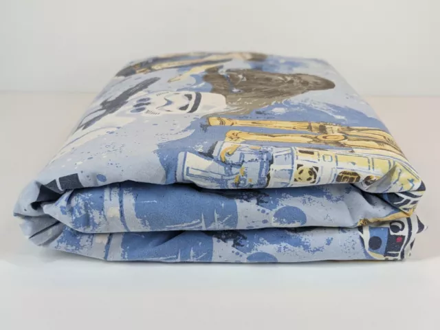 Twin Flat🚨Pottery Barn Kids Star Wars Empire Strikes Back Bed Sheet Lucas Films
