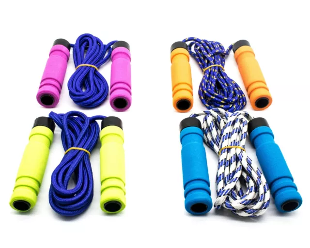 Soft Handle Skipping Speed Rope Fitness Exercise  Boxing Jumping Gym 3 Color Lot