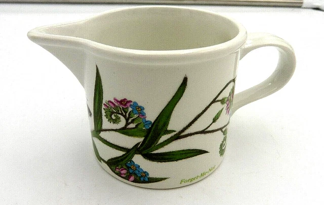 Portmeirion Botanic Garden Creamer/Small Pitcher Forget-Me -Not Pattern