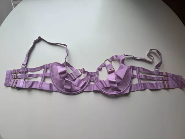 Victorias Secret Very Sexy Strappy Open Cup Unlined Balconet Bra