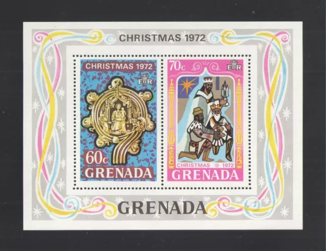 1972 GRENADA Scott 481 { CHRISTMAS } SOUVENIR SHEET MNH MINT NEVER HINGED