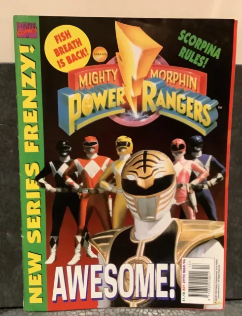 Mighty Morphin' Power Rangers Marvel Comics Issue #21(mar  1996) Magazine