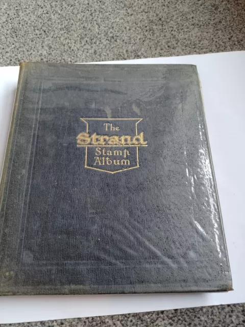 The Strand stamp album...Stamps of the world...Various old stamps...collectable