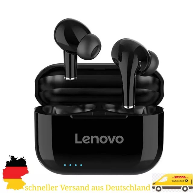 Kopfhörer Bluetooth 5.0 Lenovo LP1s Ohrhörer Headset Touch Control mit Ladebox..