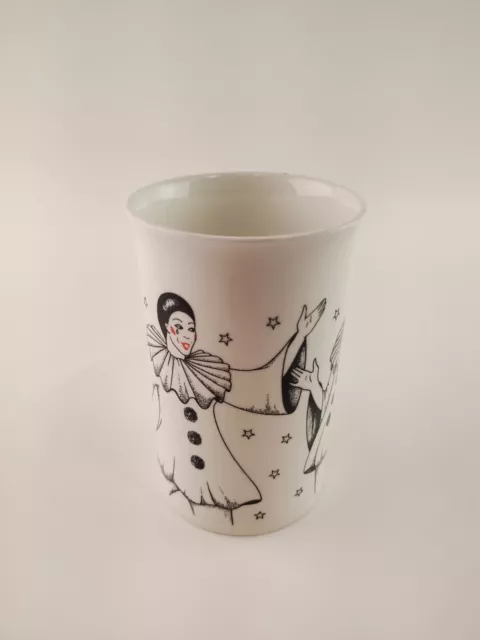 Pierrot Clown Jackie Reynolds Art Dunoon Pottery Mug Cup Made in England 2